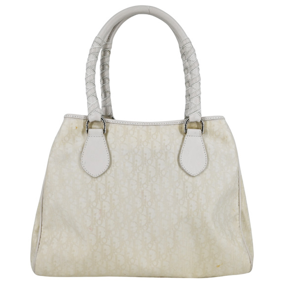 Dior Off-White Monogram Nylon Lovely Shoulder Bag - Picture 2 of 16